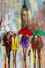 'A Rainy Day Out' Oil Painting on Canvas