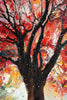 'Tree Of Life' Original Oil Painting on Canvas - Eva Czarniecka Umbrella Oil paintings Rain London Streets Pallets Knife Limited Edition Prints Impressionism Art Contemporary  