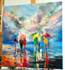'Cloud Burst' Oil Painting on Canvas