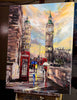 'Westminster Glow' Hand Embellished Canvas Print - Limited Edition