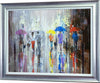 'Spring Downpour' Framed Original Oil Painting