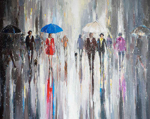 'Rain Day II' Oil Painting