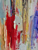 'City In Rain' Oil Painting on Canvas - Eva Czarniecka Umbrella Oil paintings Rain London Streets Pallets Knife Limited Edition Prints Impressionism Art Contemporary  